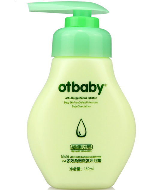 otbaby多效柔嫩洗发沐浴露180ml