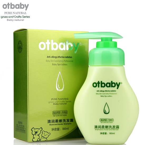 otbaby清润柔嫩洗发露180ml