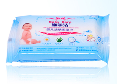 施尔洁婴儿洁肤柔湿巾10片装