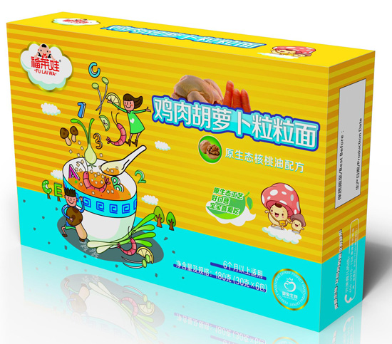 福莱娃鸡肉胡萝卜粒粒面
