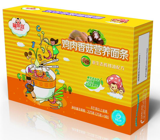 福莱娃鸡肉香菇营养面