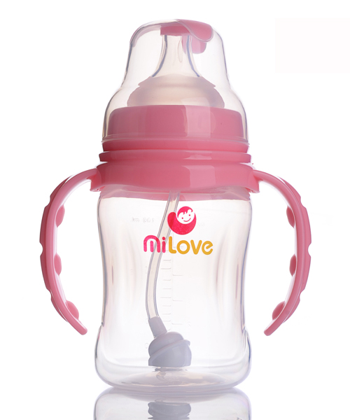 米爱180ML宽口PP 奶瓶