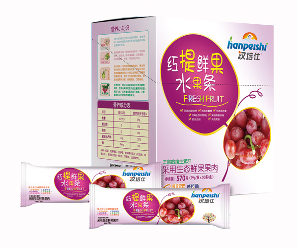 汉培仕红提鲜果水果条