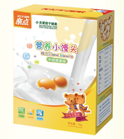 亲点营养小馒头（牛奶鸡蛋味）
