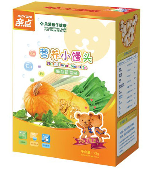 亲点营养小馒头（南瓜蔬菜味）