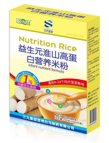 聪芝佳益生元准山营养米粉