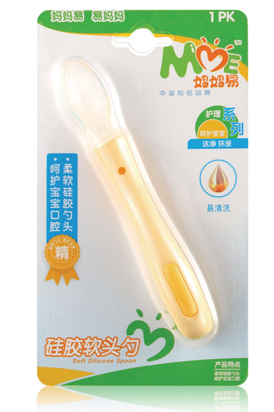 妈妈易硅胶软头勺