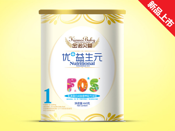 金诺贝婴优+益生元乳清蛋白润肠米粉1