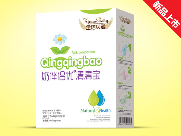 金诺贝婴奶伴侣优+清清宝盒装