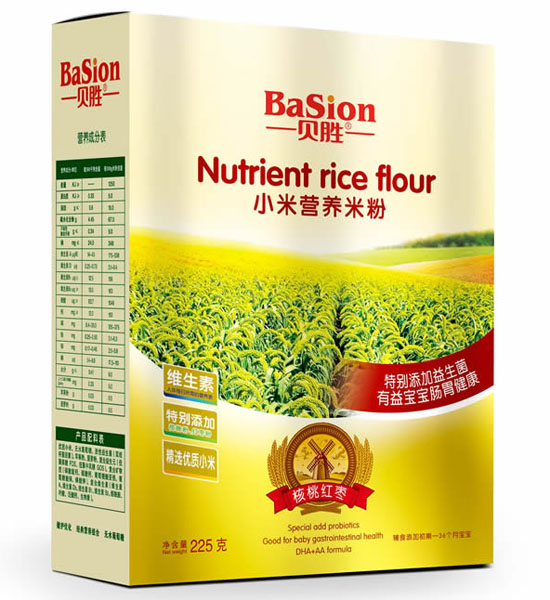 贝胜核桃红枣小米营养米