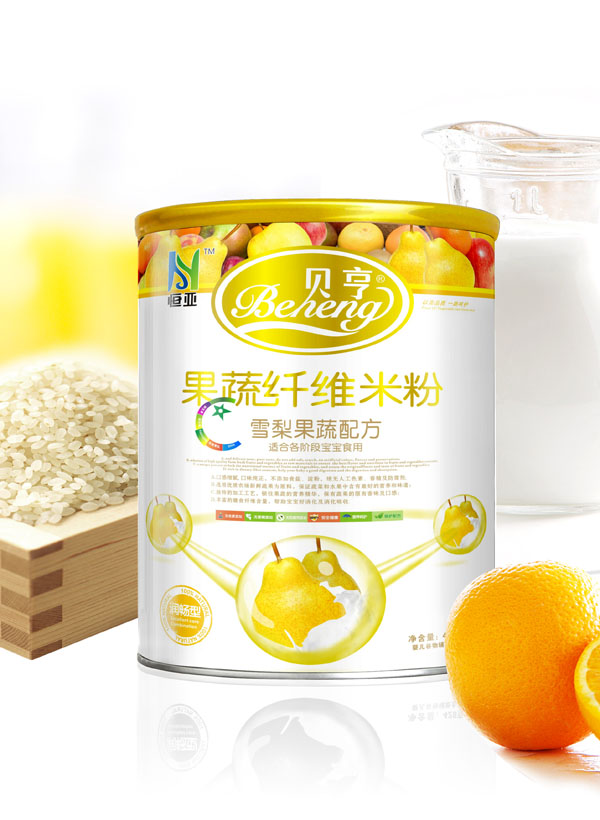 贝亨0段雪梨果蔬配方果蔬纤维米粉