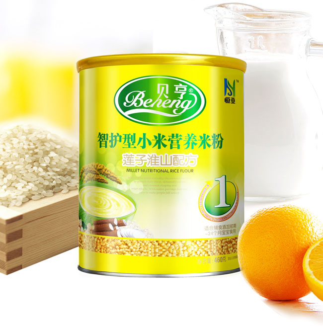 贝亨1段莲子淮山配方小米米粉
