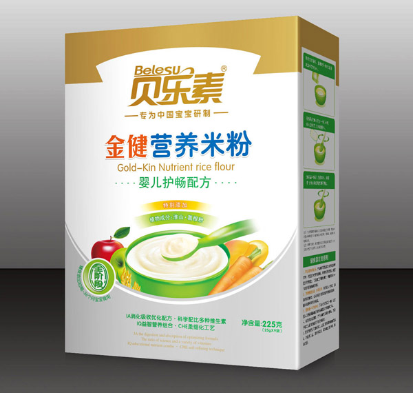 贝乐素婴儿护肠金健米粉