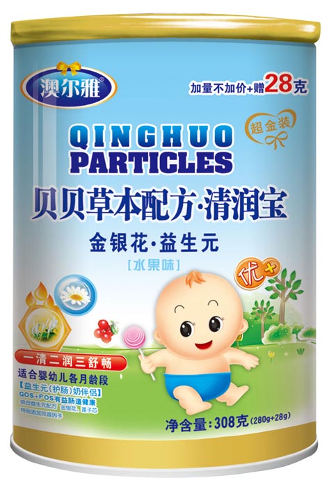 澳尔雅超金装金银花益生元清润宝