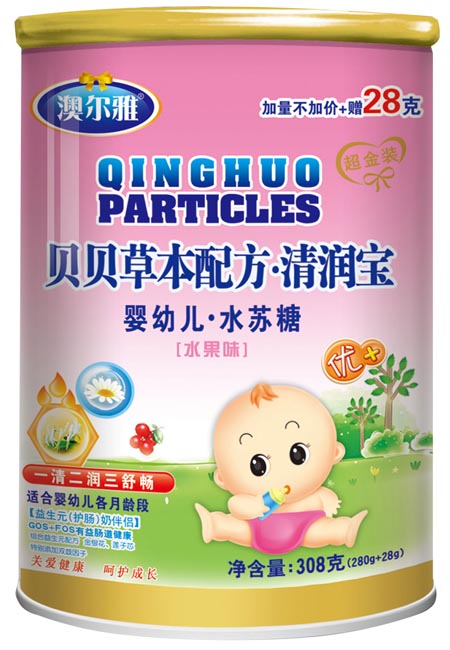 澳尔雅超金装婴幼儿水苏糖清润宝