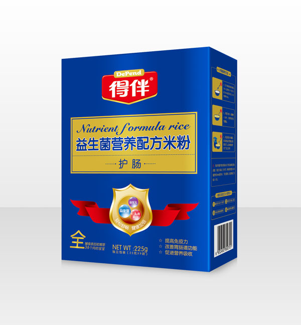 得伴益生菌营养配方米粉全段