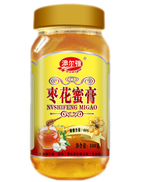 澳尔雅枣花蜜膏500克