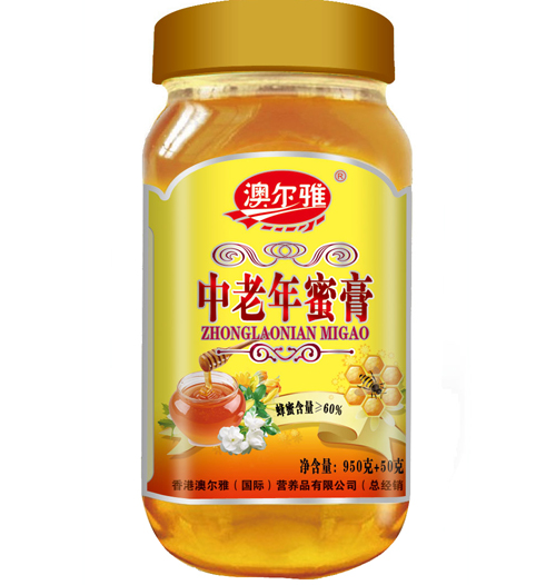 澳尔雅中老年蜜膏1000克