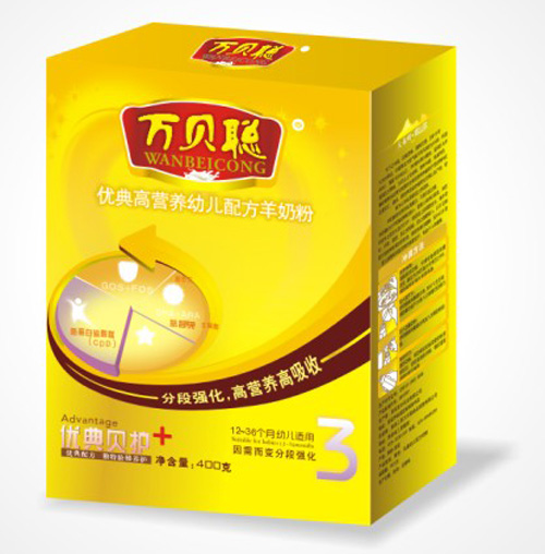 万贝聪优典高营养幼儿配方羊奶粉