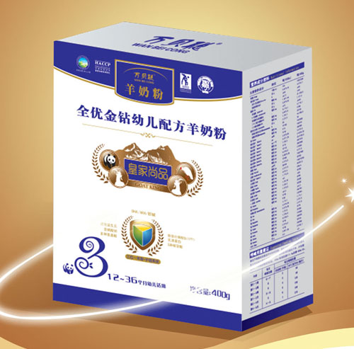 万贝聪全优金钻幼儿配方羊奶粉
