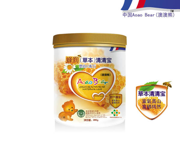 澳澳熊蜂润草本清清宝桶装