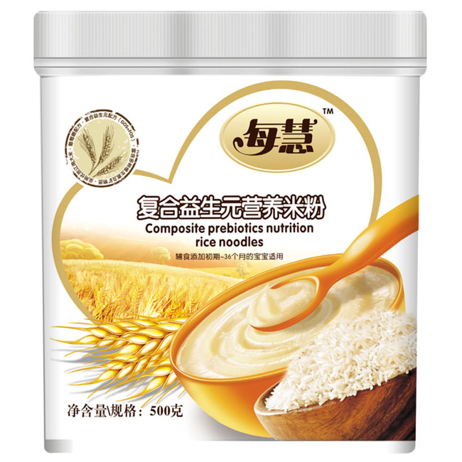 每慧复合益生元营养米粉500