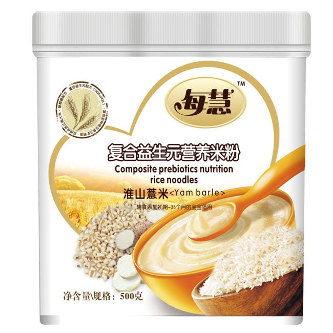 每慧复合益生元营养米粉淮山薏米500