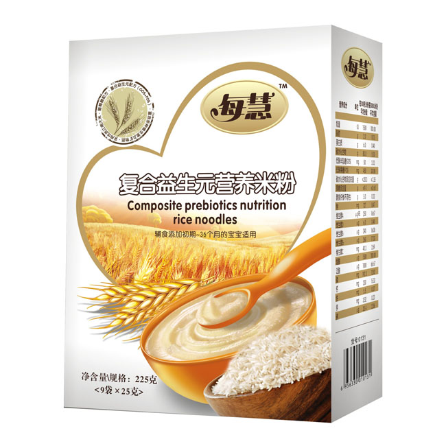每慧复合益生元苹果番茄营养米粉500