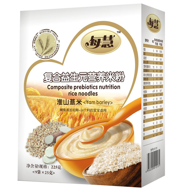 每慧复合益生元淮山薏米营养米粉225