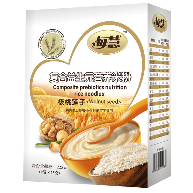 每慧复合益生元核桃莲子营养米粉米225