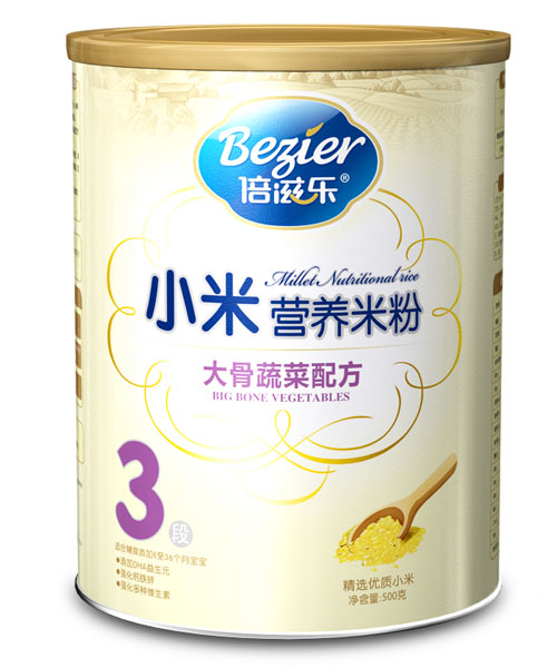 倍滋乐小米大骨蔬菜配方3段