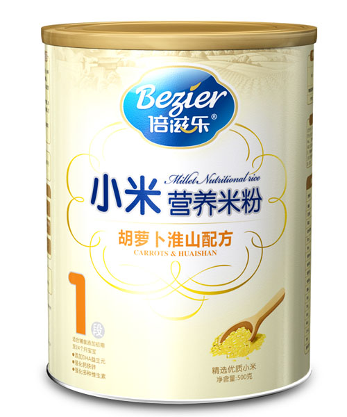 倍滋乐小米胡萝卜淮山配方1段