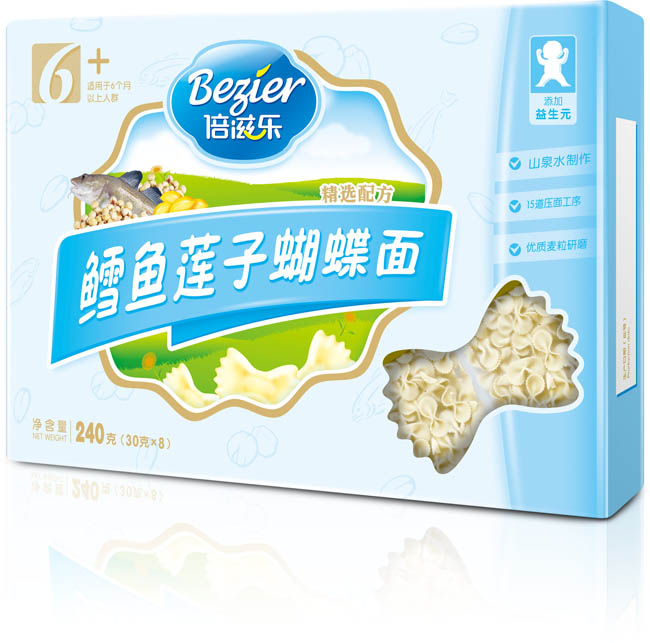 倍滋乐鳕鱼莲子蝴蝶面
