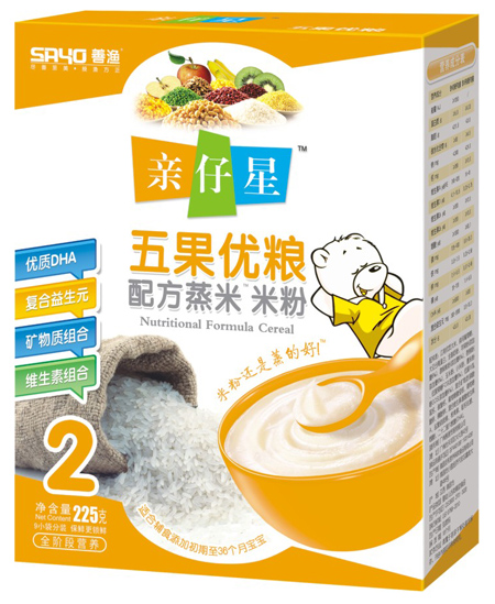 亲仔星五果优粮米粉