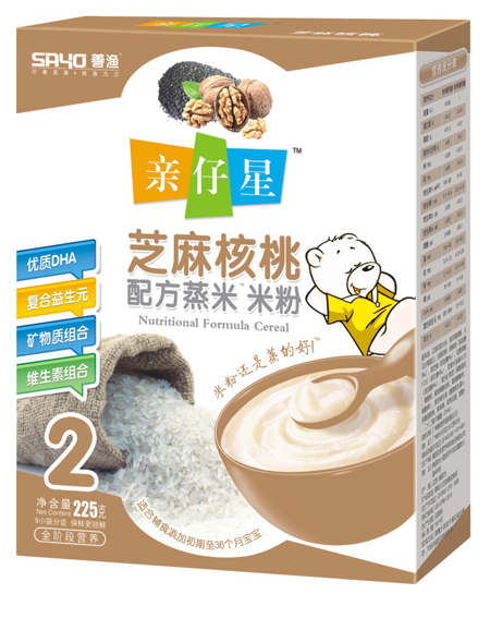 亲仔星芝麻核桃米粉