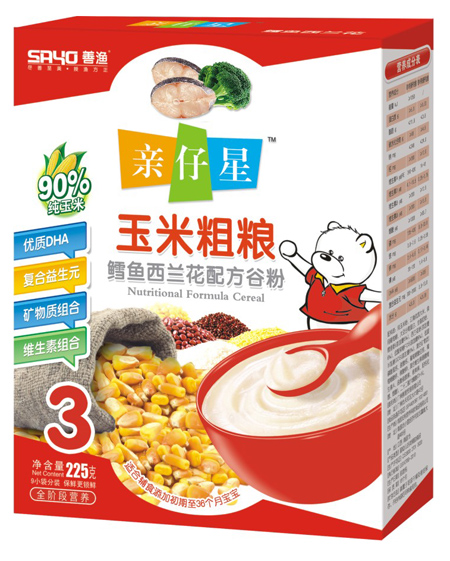亲仔星鳕鱼西兰花谷粉