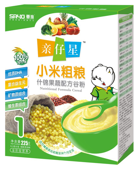 亲仔星什锦果蔬配方谷粉