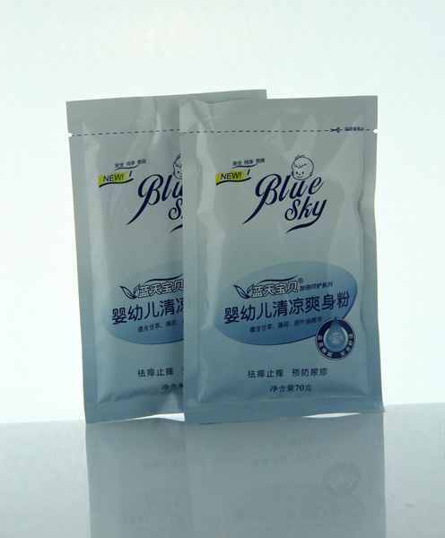 蓝天宝贝袋装爽身粉70g