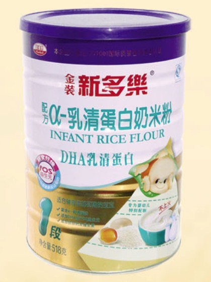 新多乐α-乳清蛋白奶米粉1段