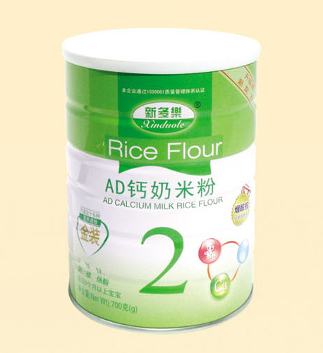 新多乐AD钙奶米粉2段