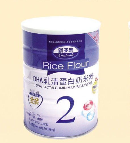 新多乐DHA乳清蛋白奶米粉2段