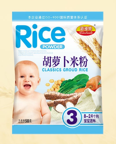 新多乐胡萝卜米粉3段