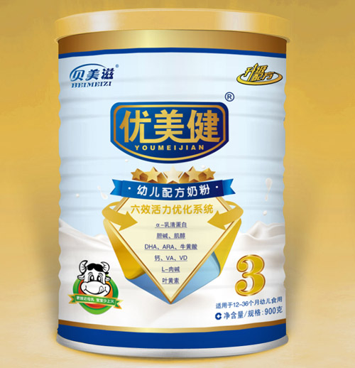 优美健幼儿配方奶粉3段听装