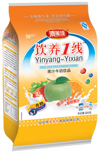 澳美佳香橙果汁牛奶饮品