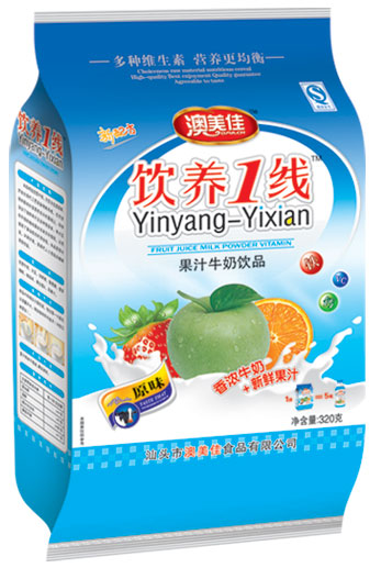 澳美佳原味果汁牛奶饮品