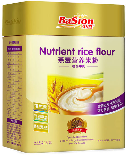 贝胜燕麦番茄牛肉营养米粉