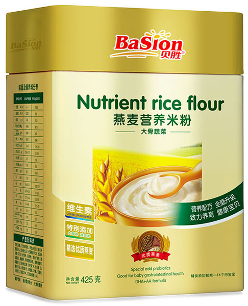 贝胜燕麦大骨蔬菜营养米粉