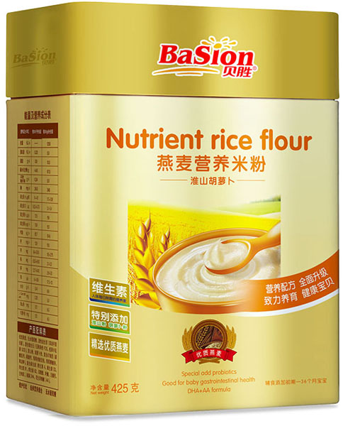 贝胜燕麦淮山胡萝卜营养米粉