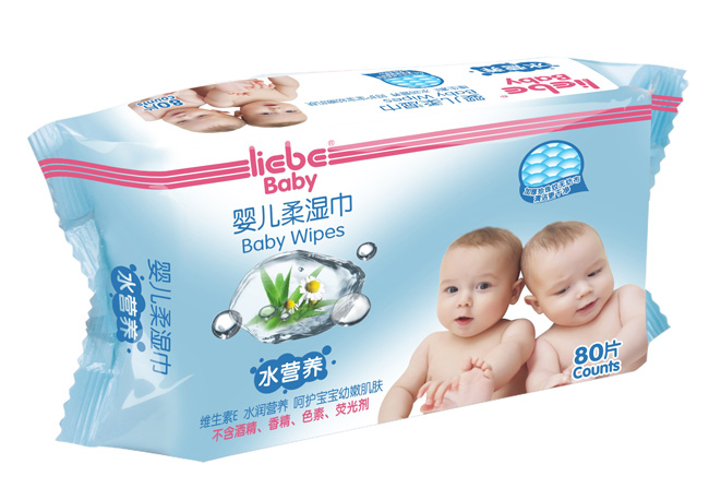 利贝护臀湿巾80片