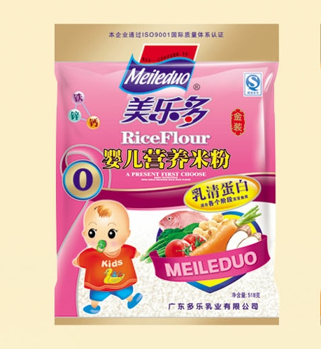 美多乐袋装乳清蛋白婴儿营养米粉0段